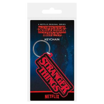 Kľúčenka gumová Stranger Things - logo