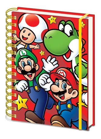 Blok A5 krúžkový Super Mario run