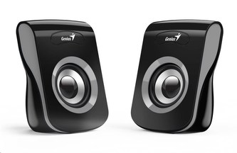 GENIUS repro SP-Q180 Iron Gray, 2.0, 6W, USB napájení, 3,5\" jack, černo-šedé