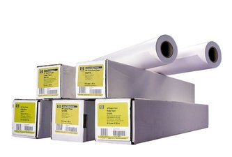 HP Universal Heavyweight Coated Paper-610 mm x 30.5 m (24 in x 100 ft),  33 lb,  131 g/m2, Q1412B