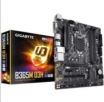 GIGABYTE MB Sc LGA1151 B365M D3H, Intel B365, 4xDDR4, VGA, mATX
