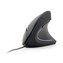GEMBIRD myš MUS-ERGO-01, drôtová, optická, vertikálna, 1200-3200 dpi, USB, čierna