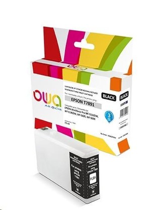 OWA Armor cartridge pro EPSON REMAN. T7891, 73ml, T789140, černá/black