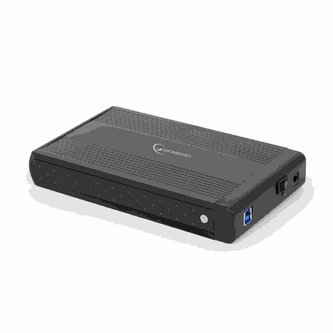 GEMBIRD externí box pro 3.5\" zařízení, USB 3.0, SATA, černý
