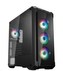 Fortron skříň Midi Tower CMT520 PLUS Black, průhledná bočnice, 4 x A.RGB LED 120 mm ventilátor