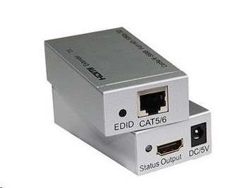 PREMIUMCORD HDMI extender na 60m cez jeden kábel Cat5e/Cat6