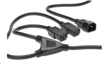 PREMIUMCORD Kabel napájecí 230V prodlužovací Y - 1xM/2xF