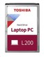 TOSHIBA HDD L200 Laptop PC (SMR) 1TB, SATA III, 5400 rpm, 128MB cache, 2,5\", 7mm, RETAIL