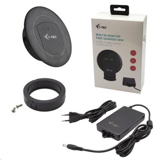 iTec Built-in Desktop Fast Charger, USB-C PD 3.0 + 3x USB 3.0 QC3.0, 96 W