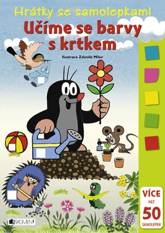 Učíme se barvy s krtkem – se samolepkami