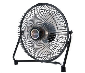 AKASA stolní ventilátor 8\", 245 x 125 x 235mm, napájení z USB portu, hliníkový rám, plastové lopatky