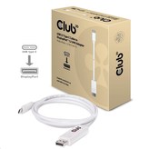 Club3D Adaptér pasivní USB 3.1 typ C na DisplayPort 1.2 4K60Hz UHD 1,2m (M/M)