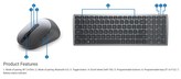 Bezdrôtová klávesnica a myš Dell Multi-Device - KM7120W - Česko/Slovensko