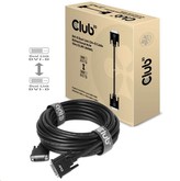 Club3D kabel DVI-D Dual Link (24+1), 10m, Bidirectional