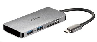 D-Link DUB-M610 6-in-1 USB-C Hub with HDMI/Card Reader/Power Delivery