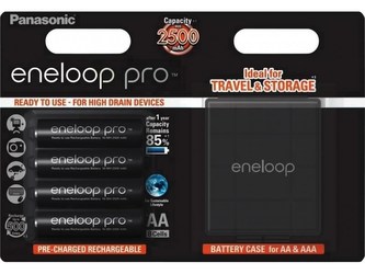 PANASONIC eneloop PRO 4xAA NiMH 2500mAh akumulátor + box