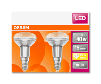 OSRAM LED STAR R50 36° 2,6W 827 E14 210lm 2700K (CRI 80) 15000h A++ (Krabička 2ks)