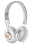 MARLEY Positive Vibration 2.0 - Silver, sluchátka přes hlavu s ovladačem a mikrofonem