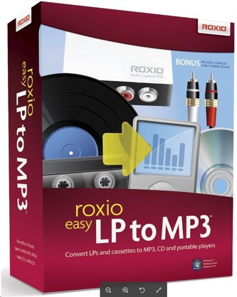 Roxio Easy LP to MP3 BOX - jazyk EN/FR/DE/ES/IT/NL