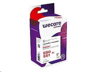 WECARE ARMOR cartridge pro CANON Pixma MG5450, IP7250 (K10281W4), černá/black+C+M+Y+K, 1x25ml, 4x13ml