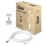 Club3D Kabel aktivní USB typ C na HDMI 2.0, UHD, 1,8m