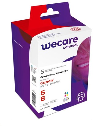 WECARE ARMOR cartridge pro CANON iP 4200/4300, MP500/600 2xB+C+M+Y multipack (PGi5/CLi8CMY) 2x29/3x16ml