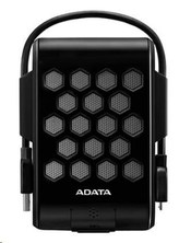 ADATA Externí HDD 2TB 2,5\" USB 3.1, DashDrive™ Durable HD720, G-sensor, černý, (gumový, vodě/nárazu odolný)