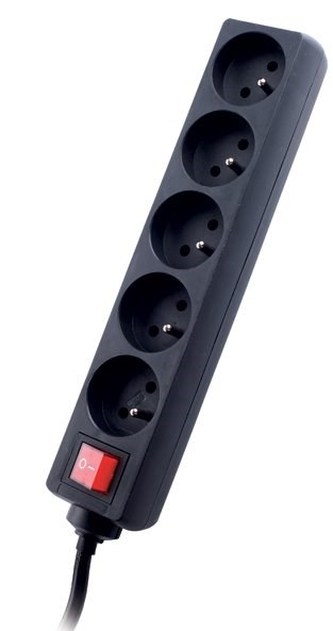 TRACER přepěťová ochrana Power Patrol 3 m (5 zásuvek)