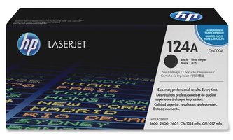 HP 124A Black LJ Toner Cart, 2 500 str, Q6000A