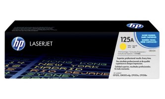 HP 125A Yellow LJ Toner Cart, 1 400 str, CB542A