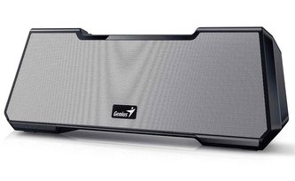 GENIUS repro MT-20/ 2.1/ Bluetooth/ dobíjecí/ stříbrný