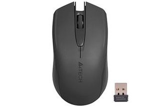 A4tech  G3-760N V-track, bezdrátová optická myš, 2.4GHz, 10m dosah, USB, šedá