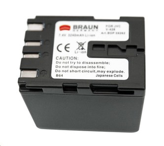 Braun akumulátor JVC BN-V428, 3240mAh