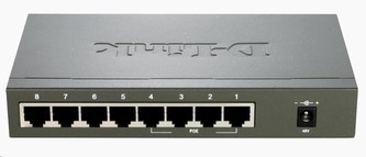 D-Link DES-1008PA 8-port 10/100 Desktop Switch with 4 PoE Ports
