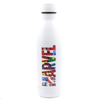 Puro Disney láhev z nerezové oceli MARVEL COMICS, single wall, 750ml White
