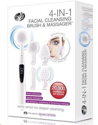 RIO 4 IN 1 FACIAL CLEANSING BRUSH & MASSAGER Čistiaca kefka na pleť