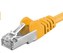 PREMIUMCORD Patch kabel CAT6a S-FTP, RJ45-RJ45, AWG 26/7 7m žlutá