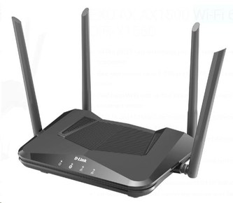 D-Link DIR-X1560 Wireless AX1500 Wi-Fi 6 Router, 4x gigabit RJ45