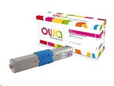OWA Armor toner pro OKI C3300, C3400, C3450, C3600, 6000 Stran, 44973510, červená/magenta