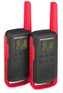 Motorola vysílačka TLKR T62 (2 ks, dosah až 8 km), červená