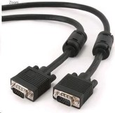 GEMBIRD Kábel VGA prepojovací 5m, čierny (HD15M/M, dvojité tienenie, feritové jadrá)