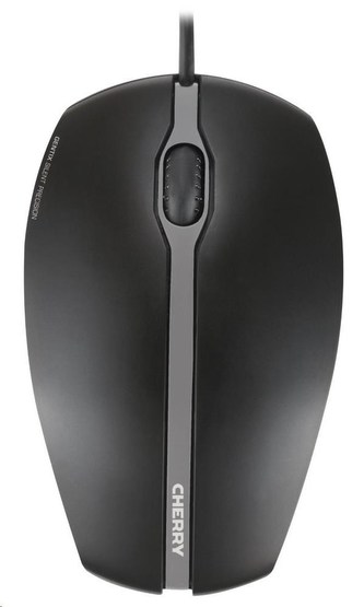 CHERRY myš Gentix Silent, USB, drôtová, ultratichá, 1000 DPI, čierna
