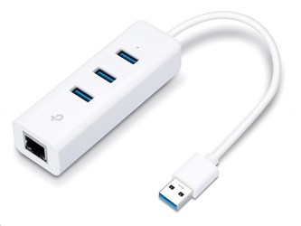 TP-Link UE330 [USB 3.0 3-portový hub & gigabitový ethernet adaptér 2 in 1 USB adaptér]