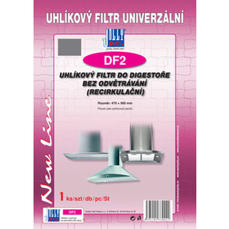 Příslušenství k odsavači par JOLLY DF2 UHLÍKOVÝ FILTR