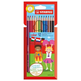 STABILO color 12 ks Kartónové Puzdro