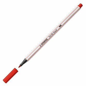 STABILO Pen 68 brush karmínová červená