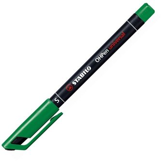 STABILO OHPen universal permanent S zelená