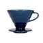 Dripper Hario V60 (VDC-02-IBU-UEX) - keramický, velikost 2, modrý (indigo)