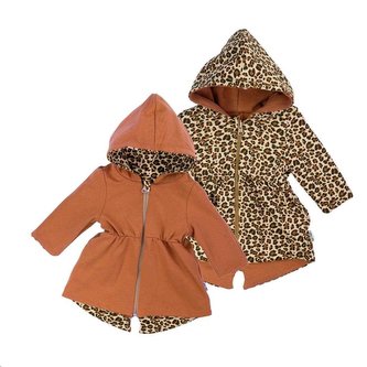 Oboustranná kojenecká mikina s kapucí Nicol Mia - velikost 80 (9-12m)