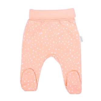 Kojenecké bavlněné polodupačky Nicol Rainbow růžové - velikost 68 (4-6m)